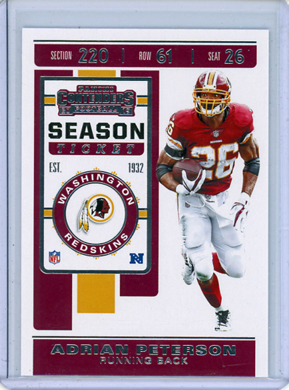 Adrian Peterson 2019 Contenders #60 (CQ)