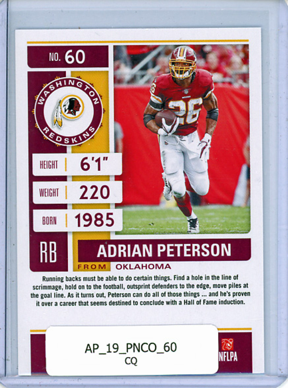 Adrian Peterson 2019 Contenders #60 (CQ)