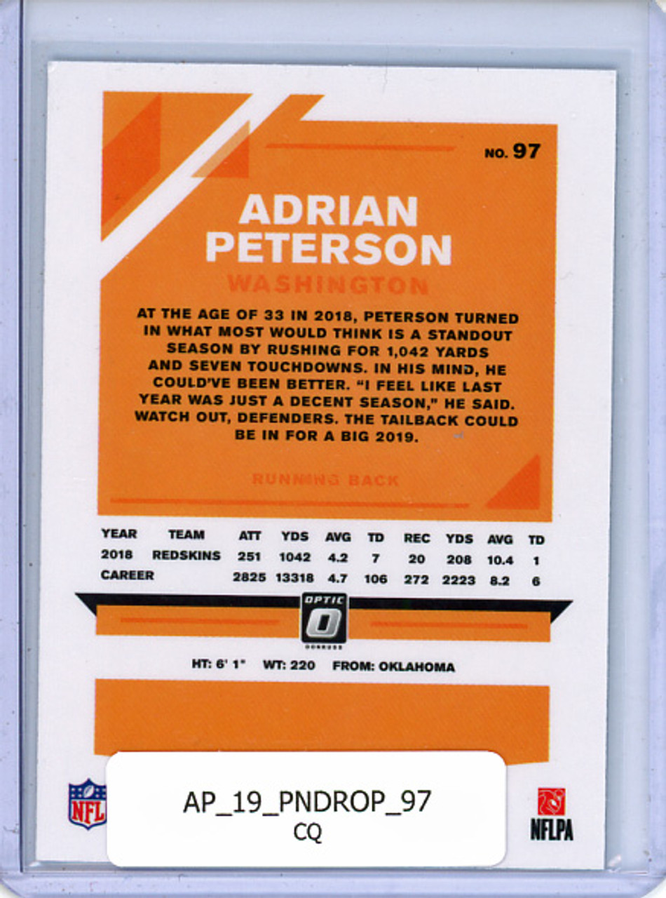 Adrian Peterson 2019 Donruss Optic #97 (CQ)