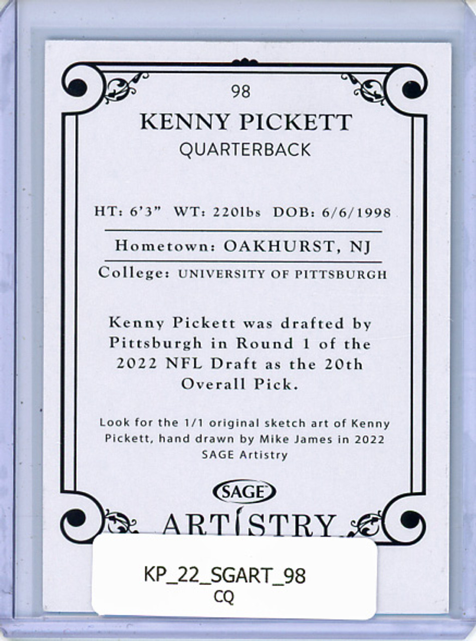 Kenny Pickett 2022 Sage Artistry #98 (CQ)