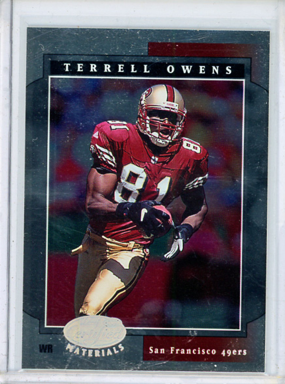 Terrell Owens 2001 Leaf Certified Materials #86 (CQ)