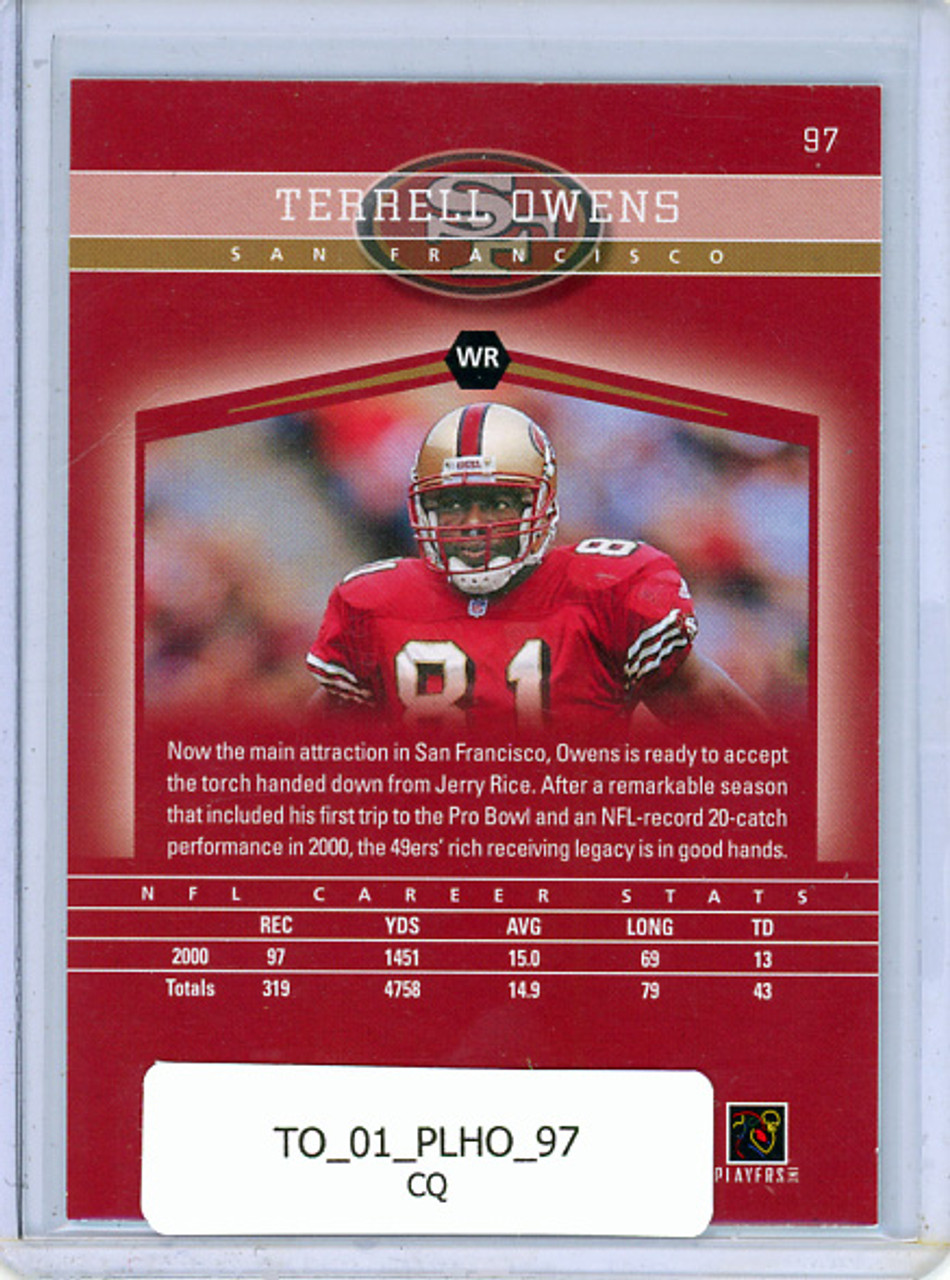 Terrell Owens 2001 Playoff Honors #97 (CQ)