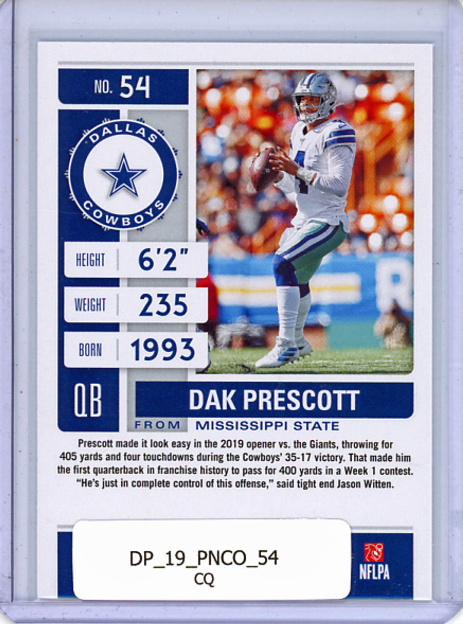 Dak Prescott 2019 Contenders #54 (CQ)