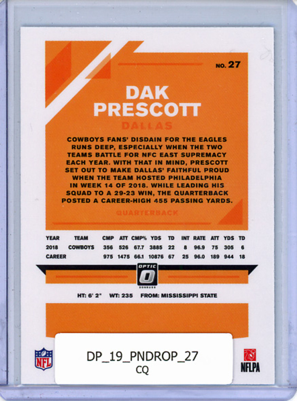Dak Prescott 2019 Donruss Optic #27 (CQ)