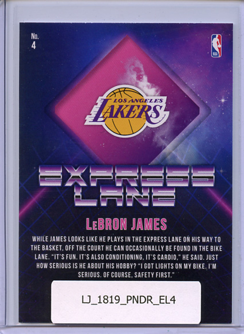 LeBron James 2018-19 Donruss, Express Lane #4