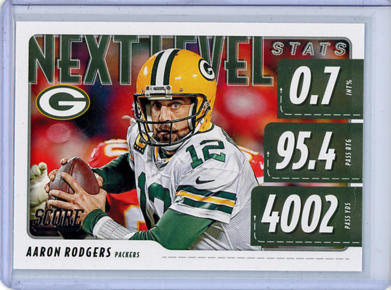 Aaron Rodgers 2020 Score, Next Level Stats #NLS-AR (CQ)