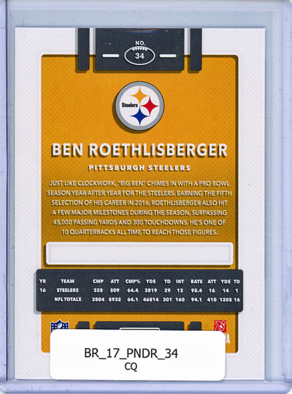 Ben Roethlisberger 2017 Donruss #34 (CQ)