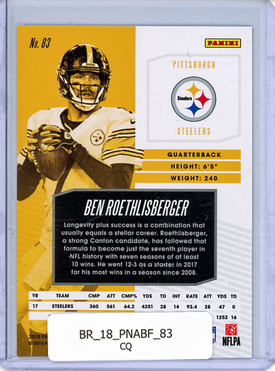 Ben Roethlisberger 2018 Absolute #83 (CQ)