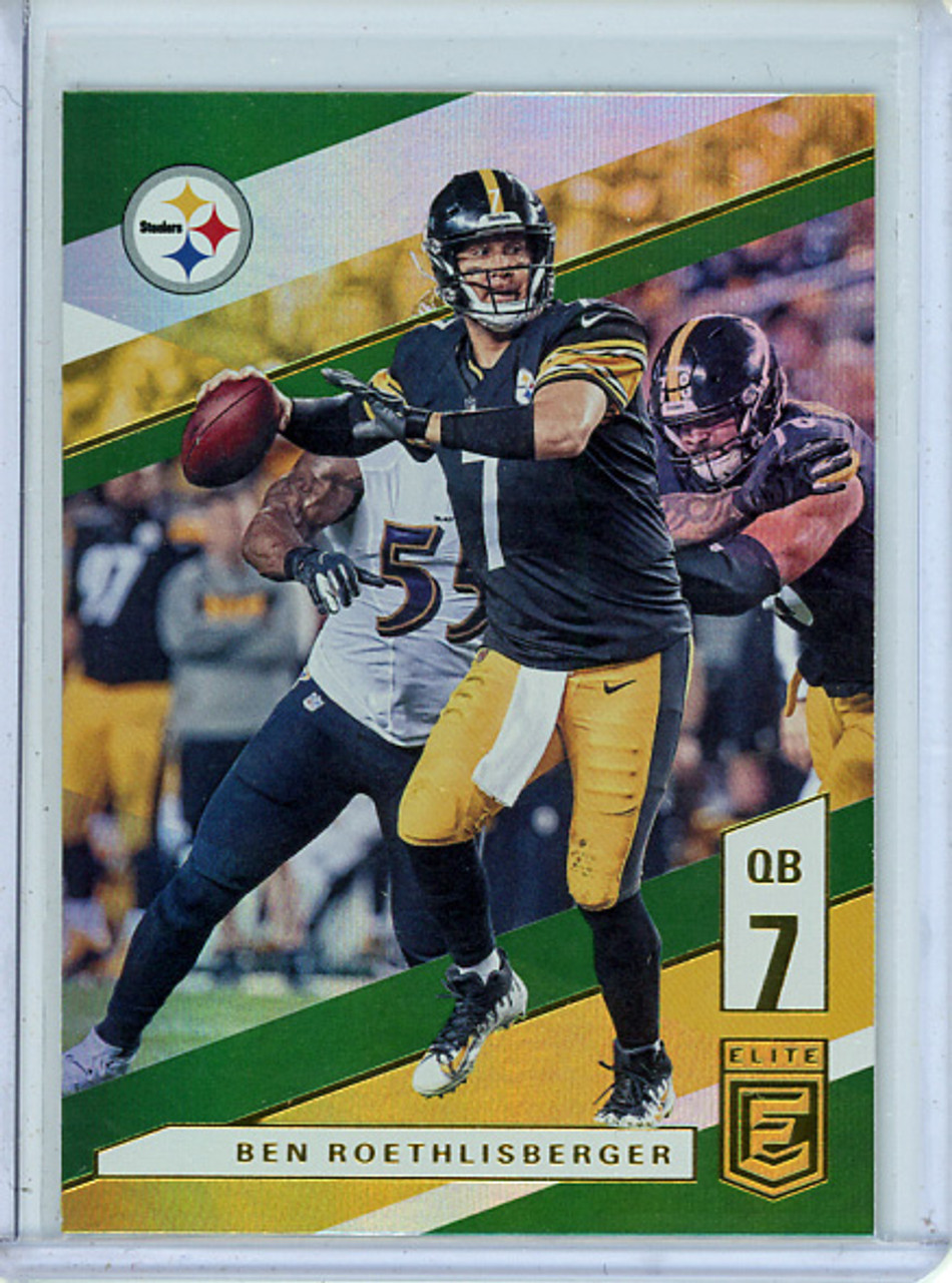 Ben Roethlisberger 2019 Donruss Elite #5 Green (CQ)