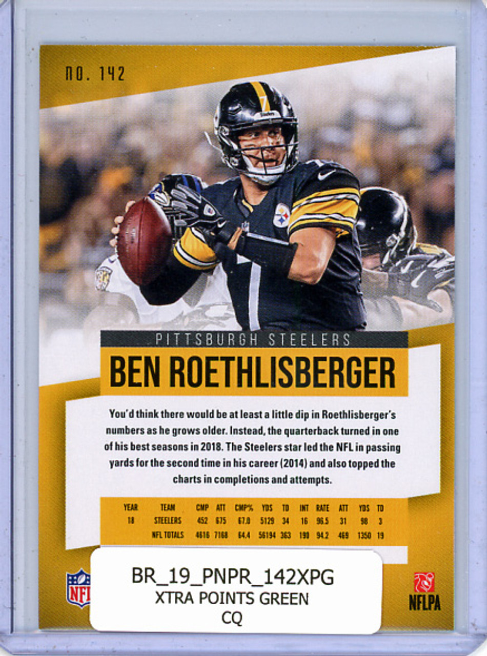 Ben Roethlisberger 2019 Prestige #142 Xtra Points Green (CQ)