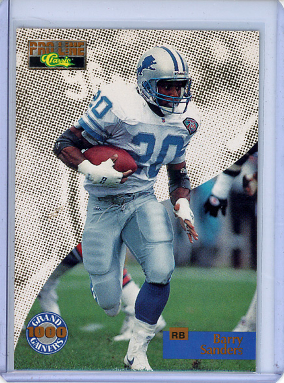 Barry Sanders 1995 Pro Line, Grand Gainers #G-1 (CQ)