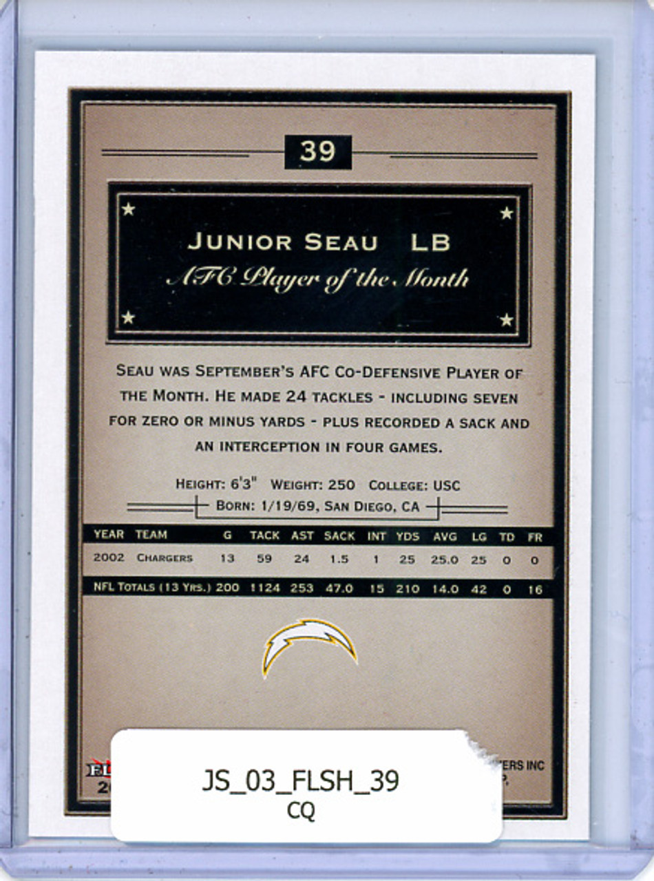 Junior Seau 2003 Showcase #39 (CQ)