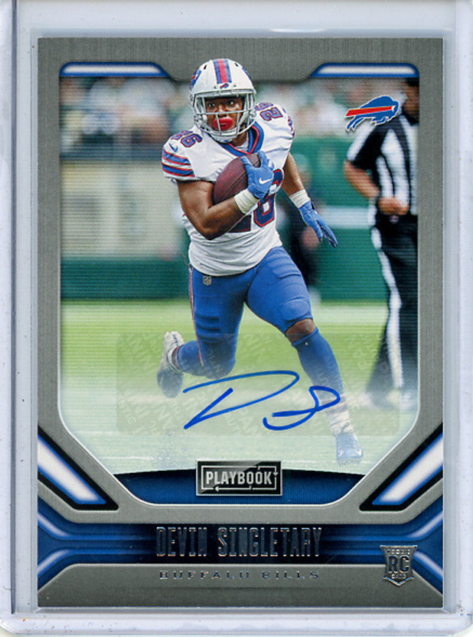 Devin Singletary 2019 Playbook #129 Rookie Signatures (1) (CQ)