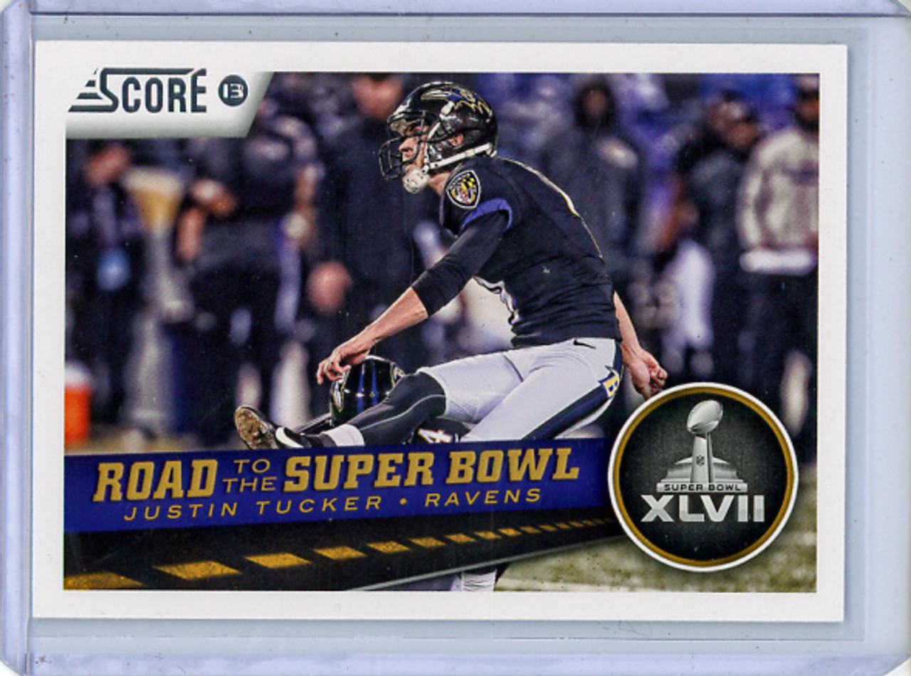 Justin Tucker 2013 Score #266 Road to the Super Bowl (CQ)