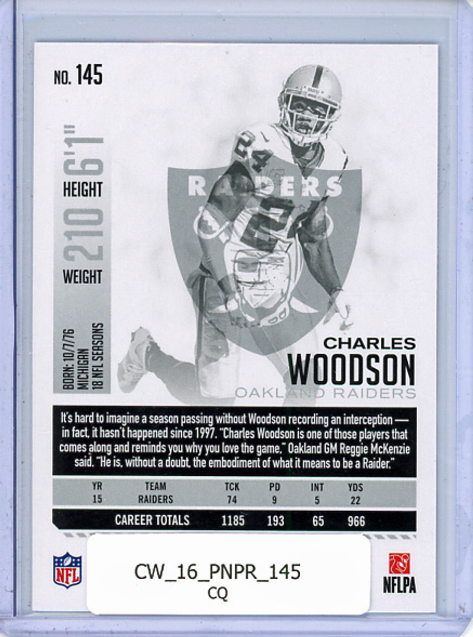 Charles Woodson 2016 Prestige #145 (CQ)