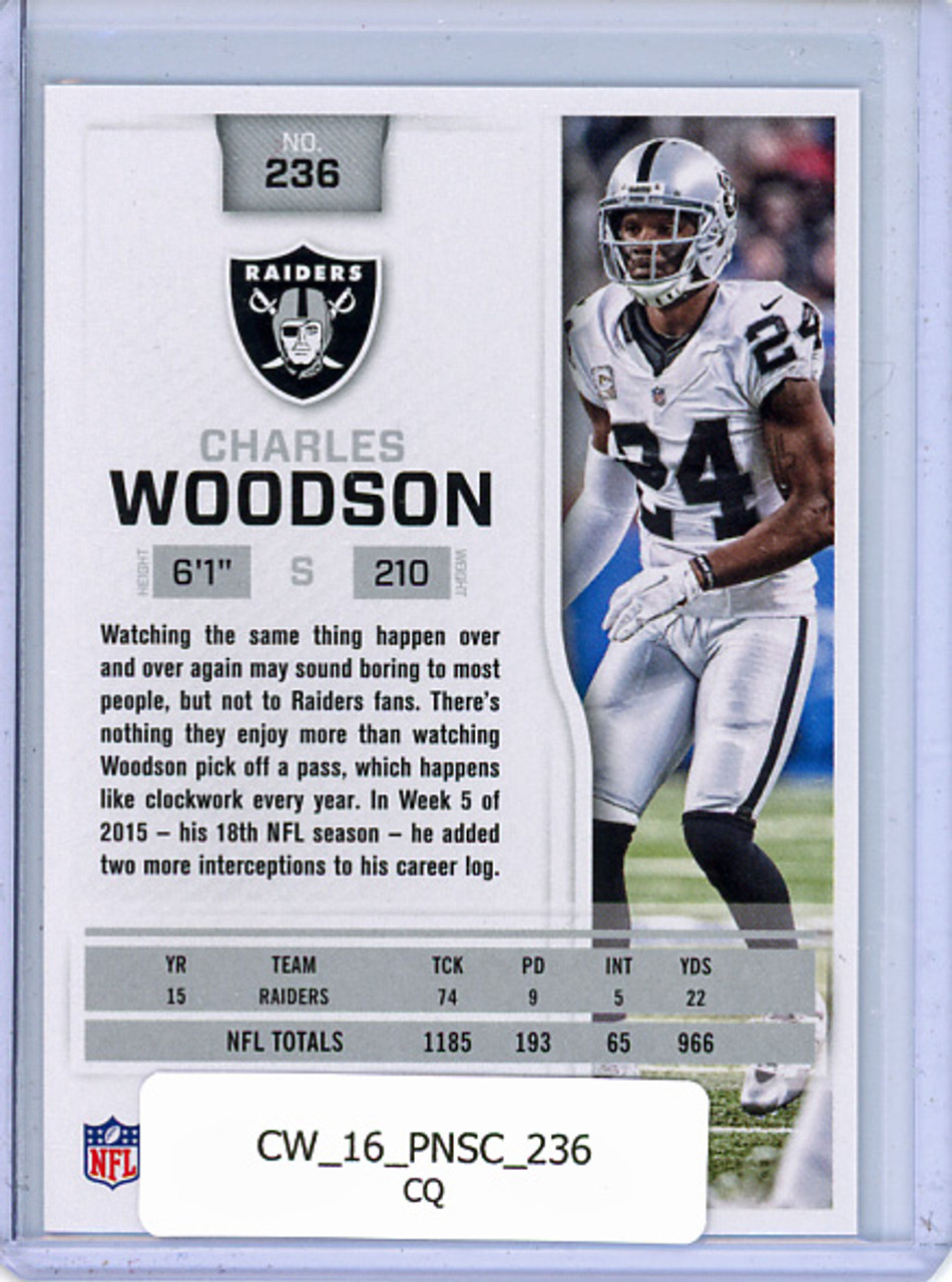 Charles Woodson 2016 Score #236 (CQ)