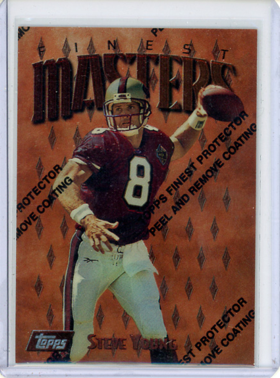 Steve Young 1997 Finest #245 Masters with Coating (CQ)