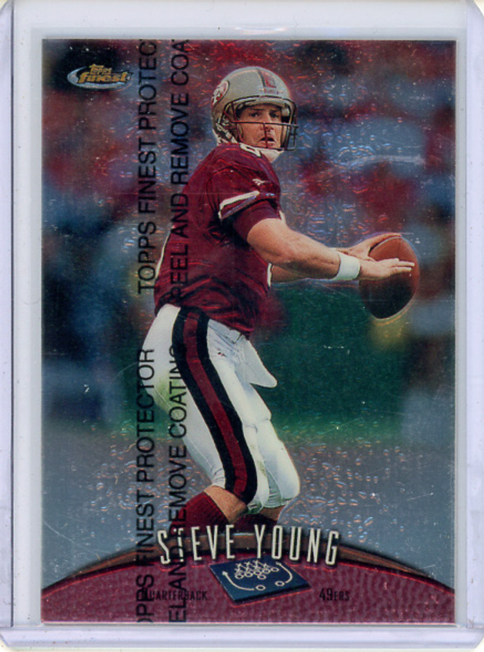 Steve Young 1998 Finest #70 with Coating (CQ)