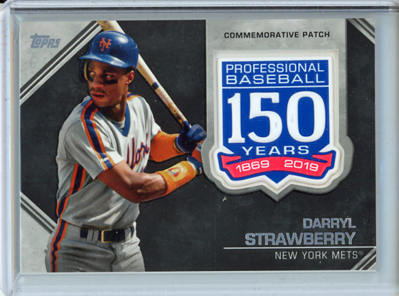 Darryl Strawberry 2019 Topps Update, 150th Anniversary Manufactured Patches #AMP-DS (1) (CQ)