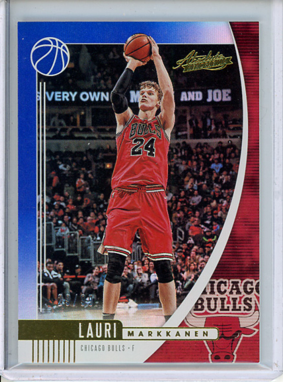 Lauri Markkanen 2019-20 Absolute #58 Blue (#29/99) (CQ)