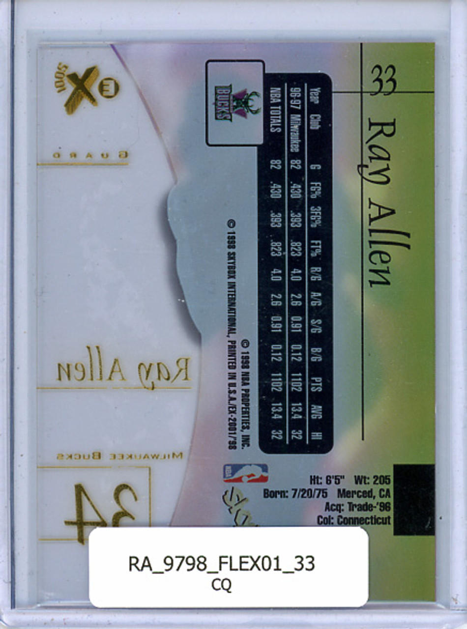 Ray Allen 1997-98 E-X2001 #33 (CQ)