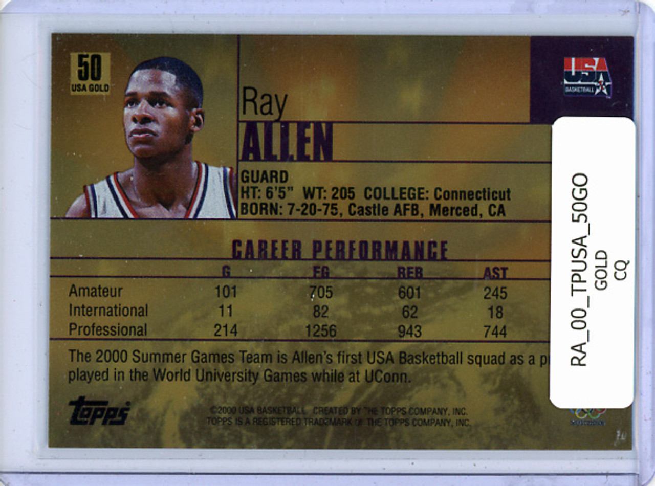 Ray Allen 2000 Topps USA #50 Gold (CQ)