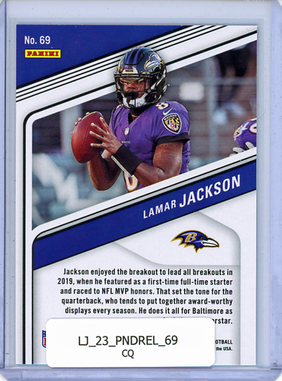 Lamar Jackson 2023 Donruss Elite #69 (CQ)
