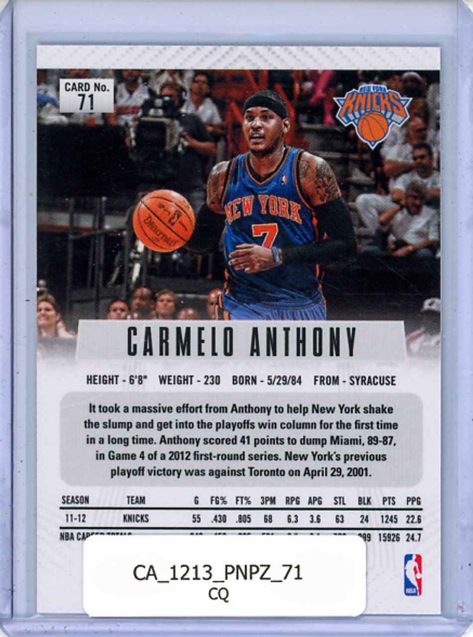 Carmelo Anthony 2012-13 Prizm #71 (CQ)