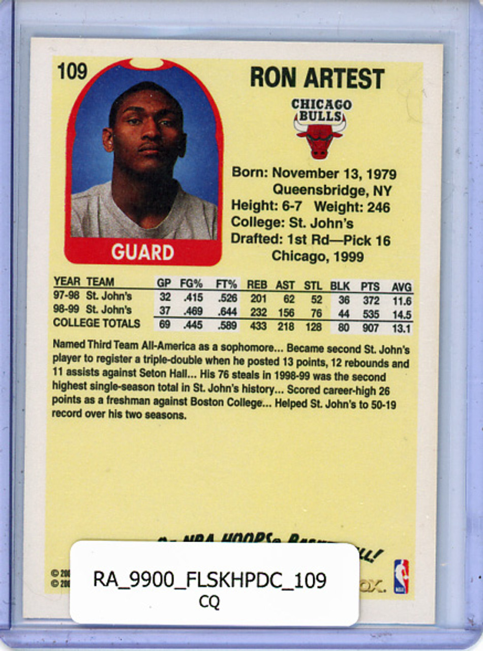 Ron Artest 1999-00 Hoops Decade #109 (CQ)