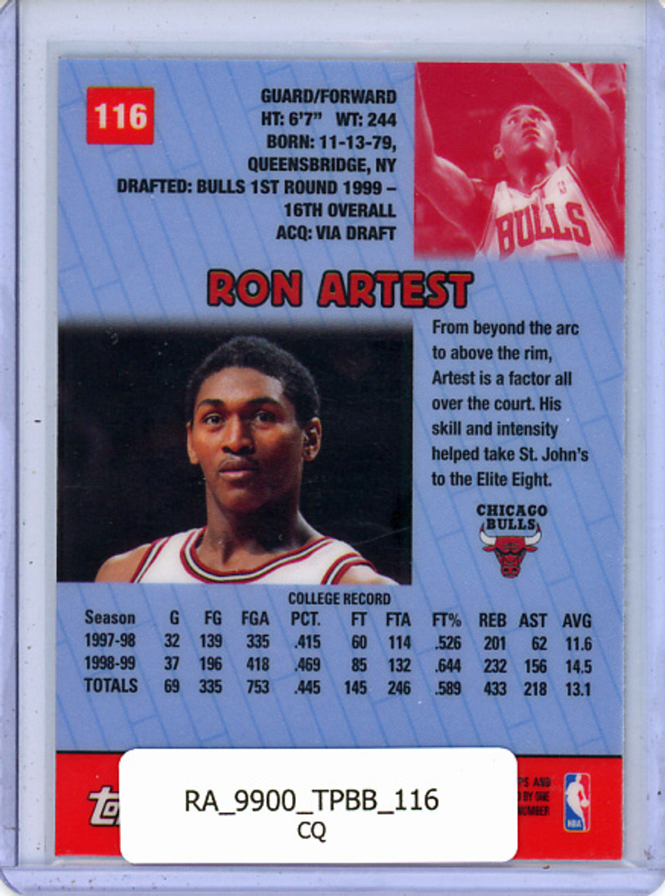 Ron Artest 1999-00 Bowman's Best #116 (CQ)