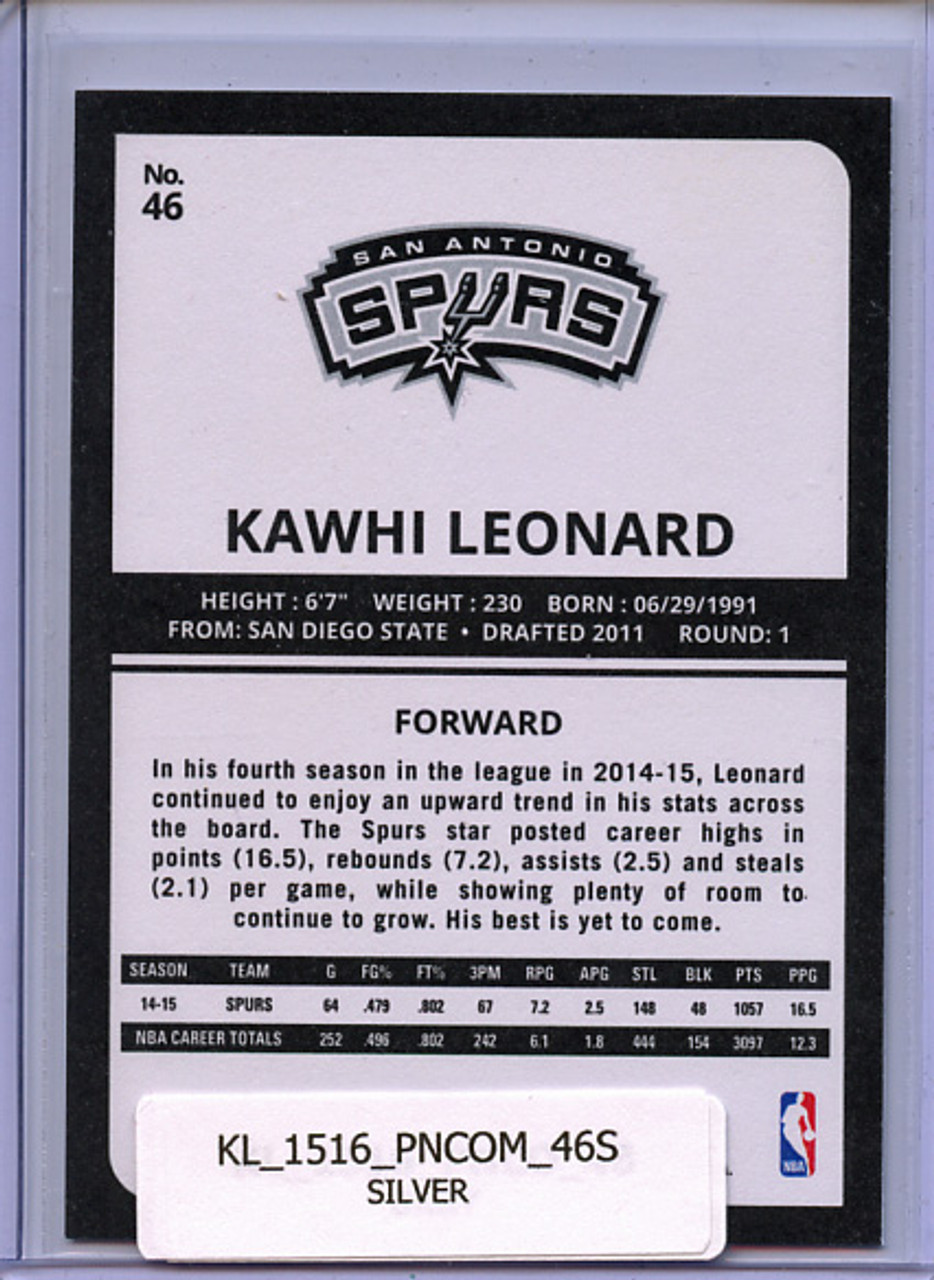 Kawhi Leonard 2015-16 Complete #46 Silver