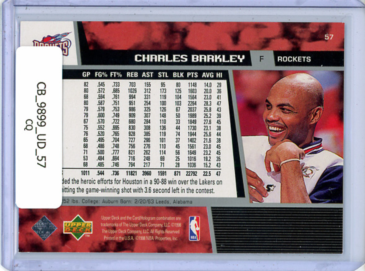 Charles Barkley 1998-99 Upper Deck #57 (CQ)