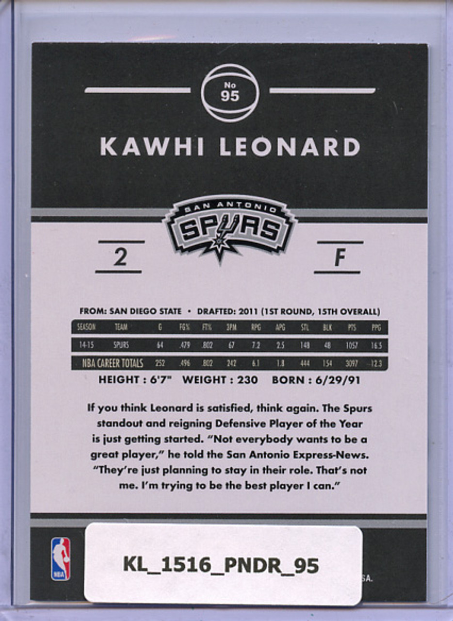 Kawhi Leonard 2015-16 Donruss #95