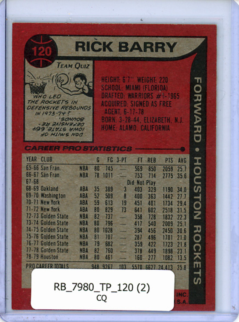 Rick Barry 1979-80 Topps #120 (2) - NM (CQ)