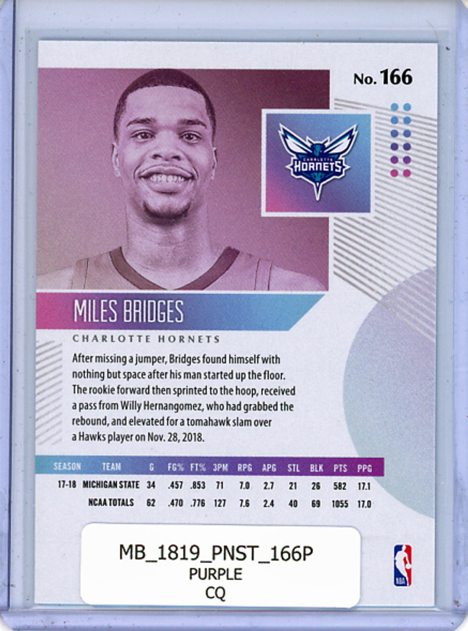 Miles Bridges 2018-19 Status #166 Purple (CQ)