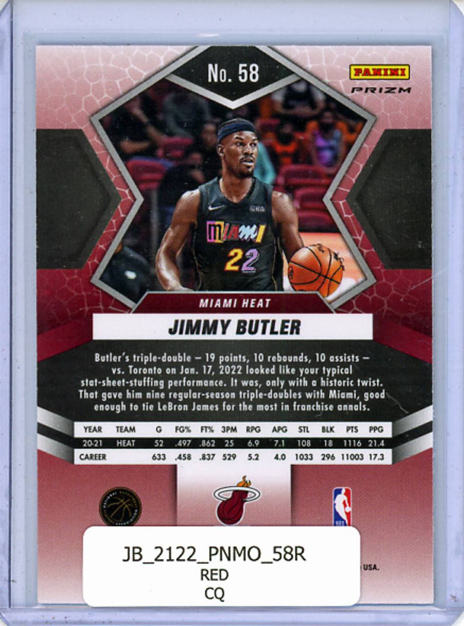 Jimmy Butler 2021-22 Mosaic #58 Red (CQ)