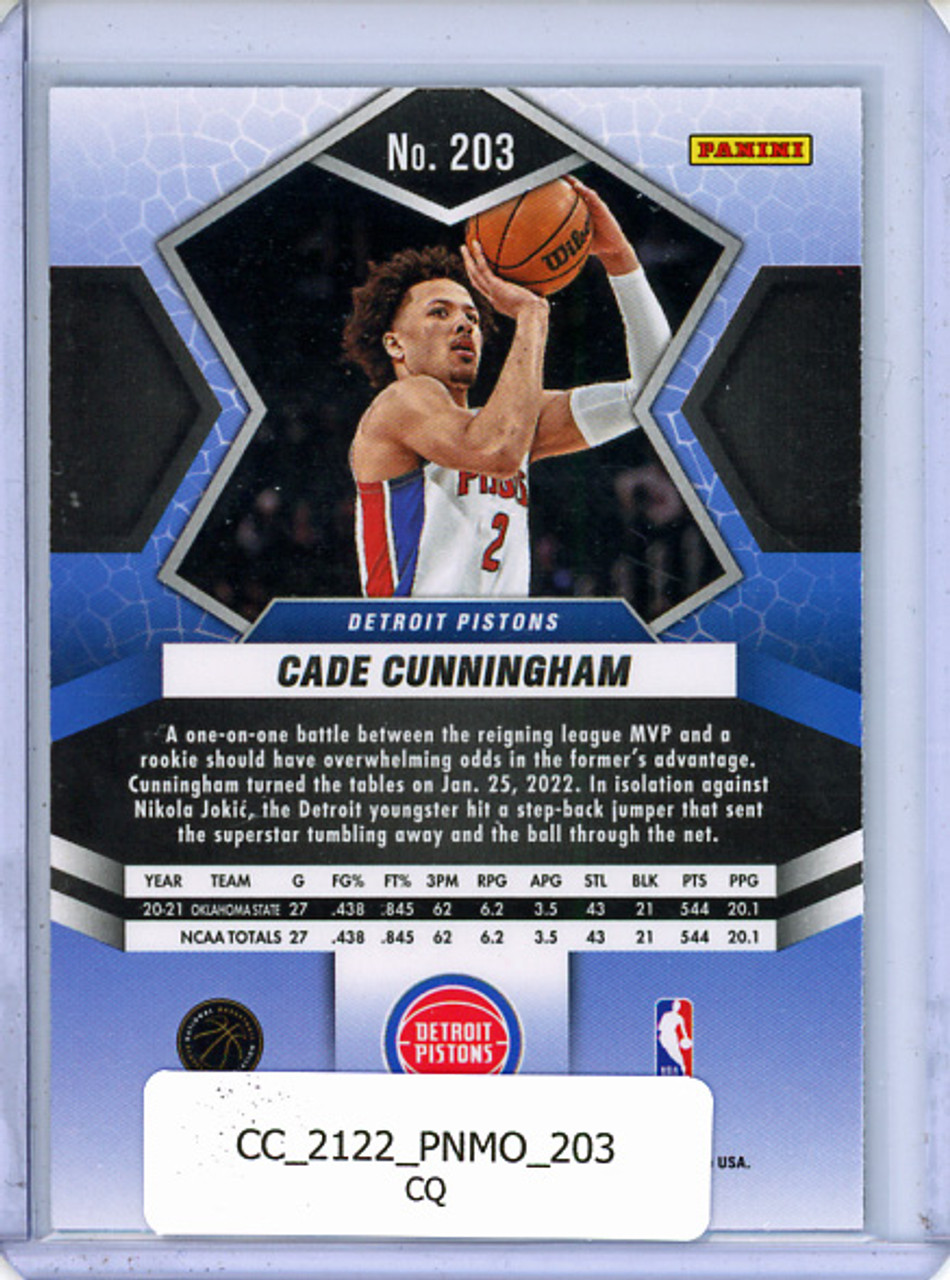 Cade Cunningham 2021-22 Mosaic #203 (CQ)