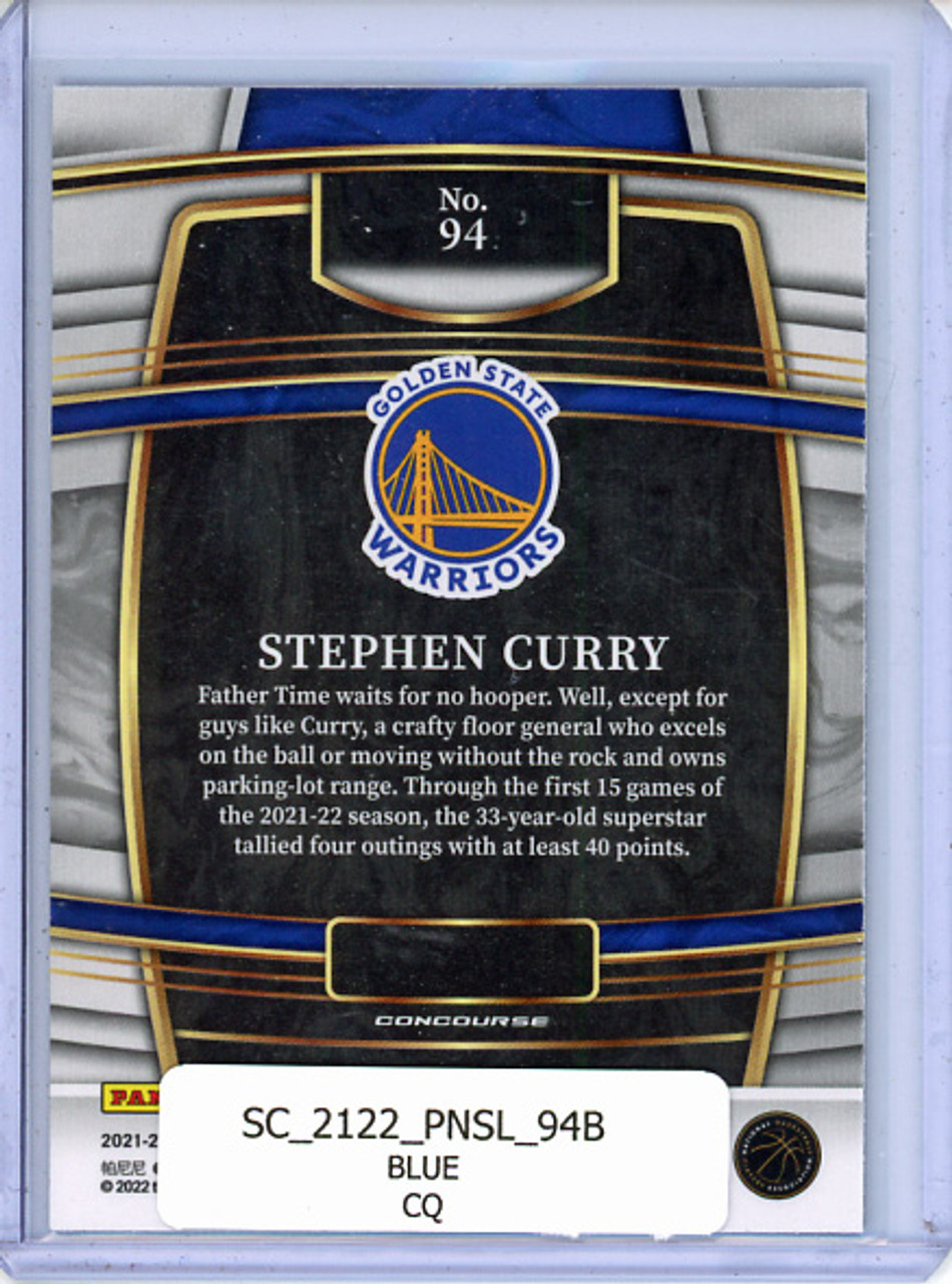 Stephen Curry 2021-22 Select #94 Blue (CQ)