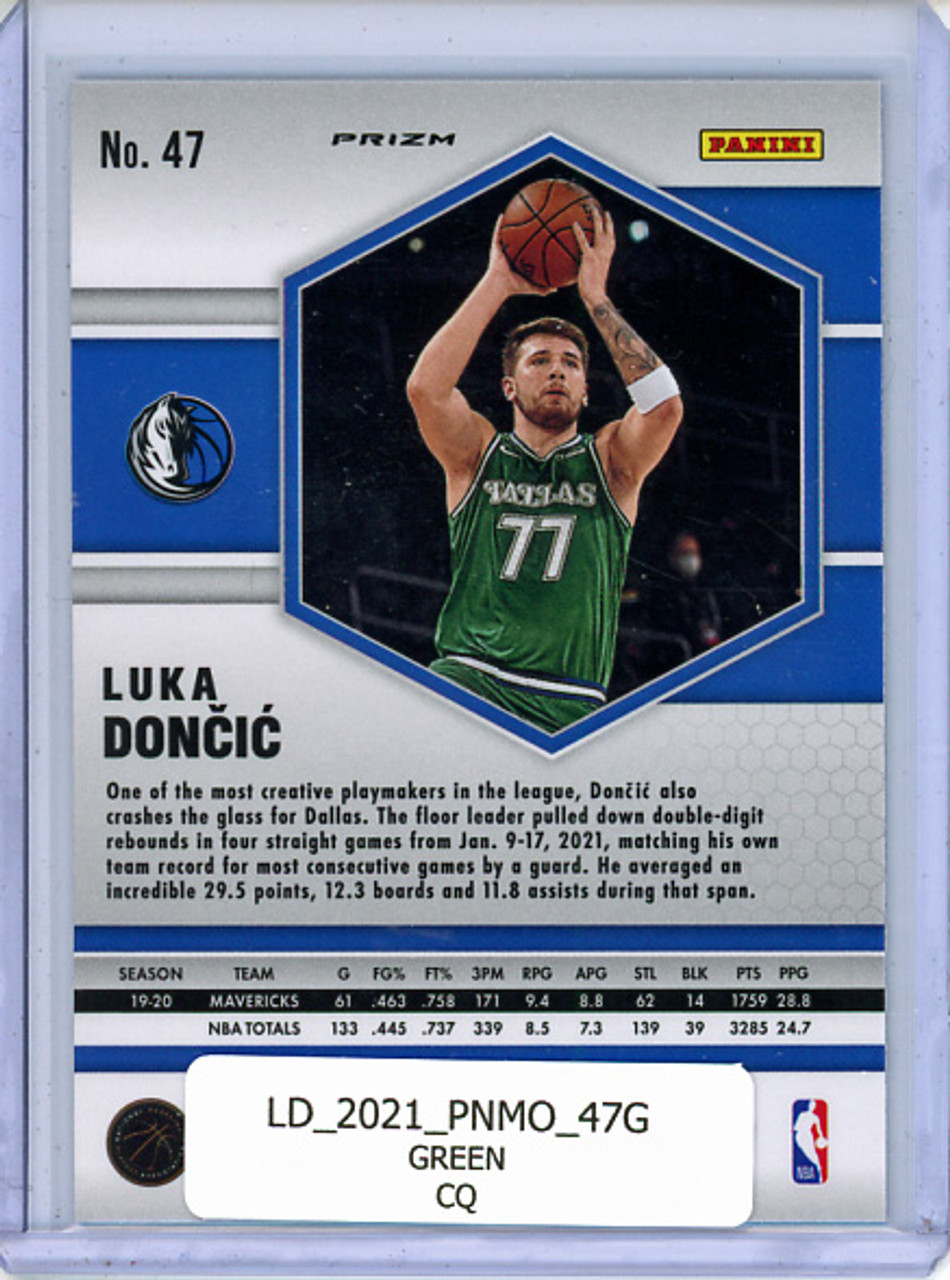 Luka Doncic 2020-21 Mosaic #47 Green (CQ)