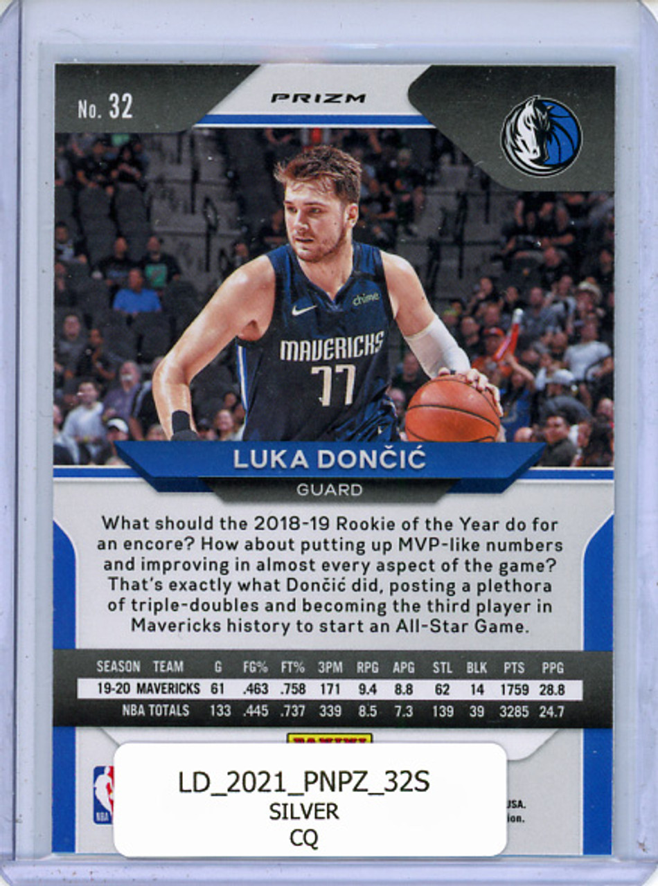 Luka Doncic 2020-21 Prizm #32 Silver (CQ)