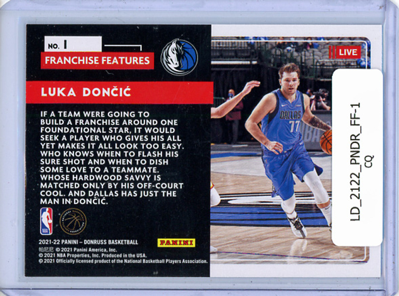 Luka Doncic 2021-22 Donruss, Franchise Features #1 (CQ)