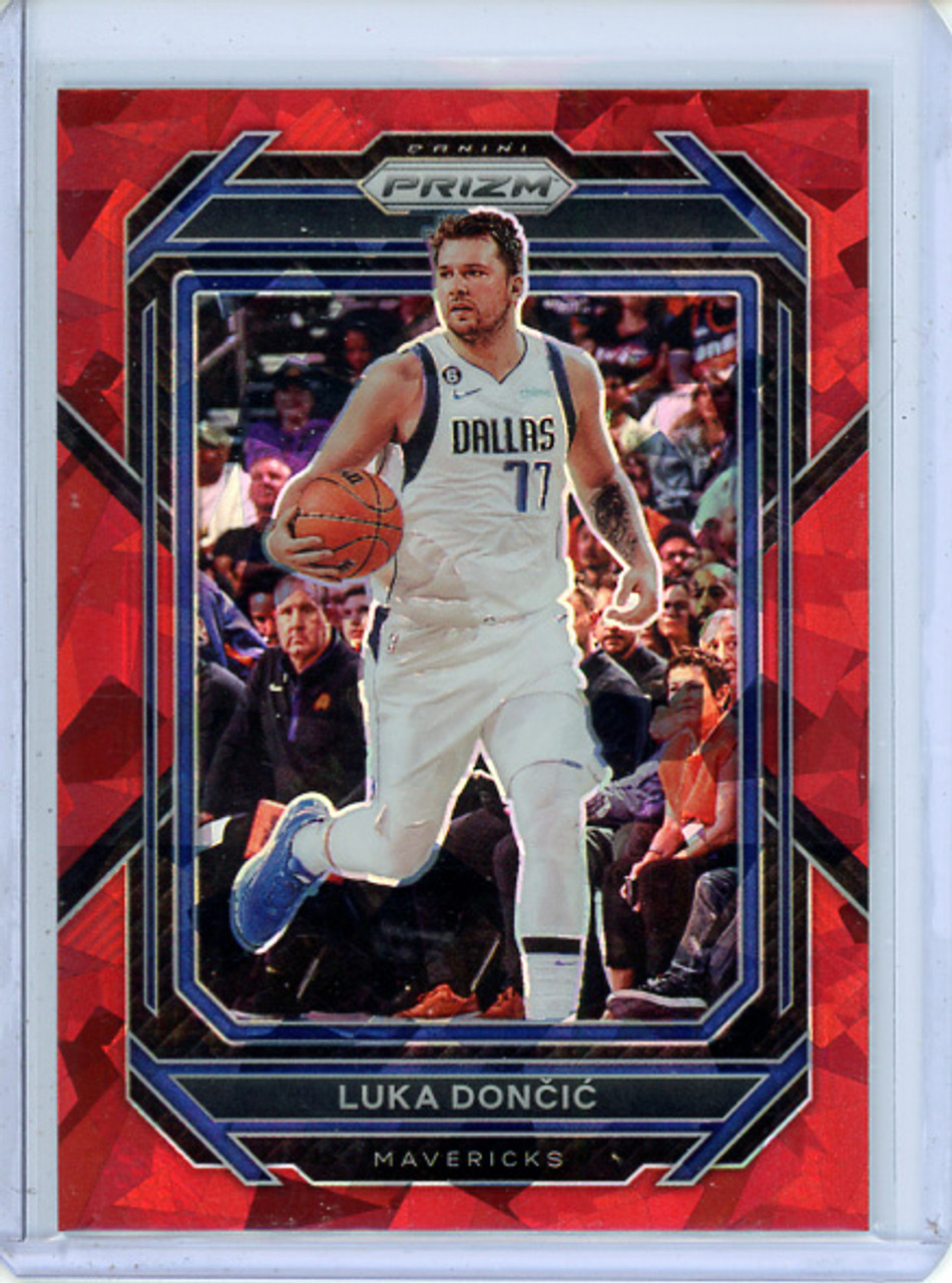 Luka Doncic 2022-23 Prizm #196 Red Ice (CQ)