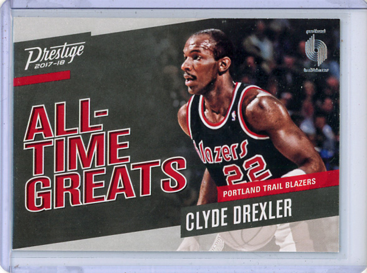 Clyde Drexler 2017-18 Prestige, All-Time Greats #18 (CQ)
