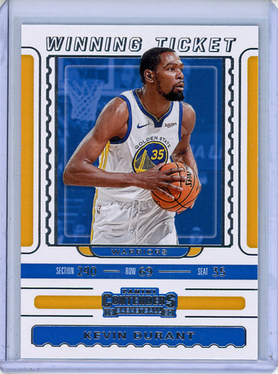 Kevin Durant 2019-20 Contenders, Winning Ticket #9 (CQ)