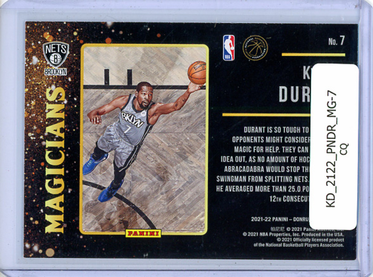 Kevin Durant 2021-22 Donruss, Magicians #7 (CQ)