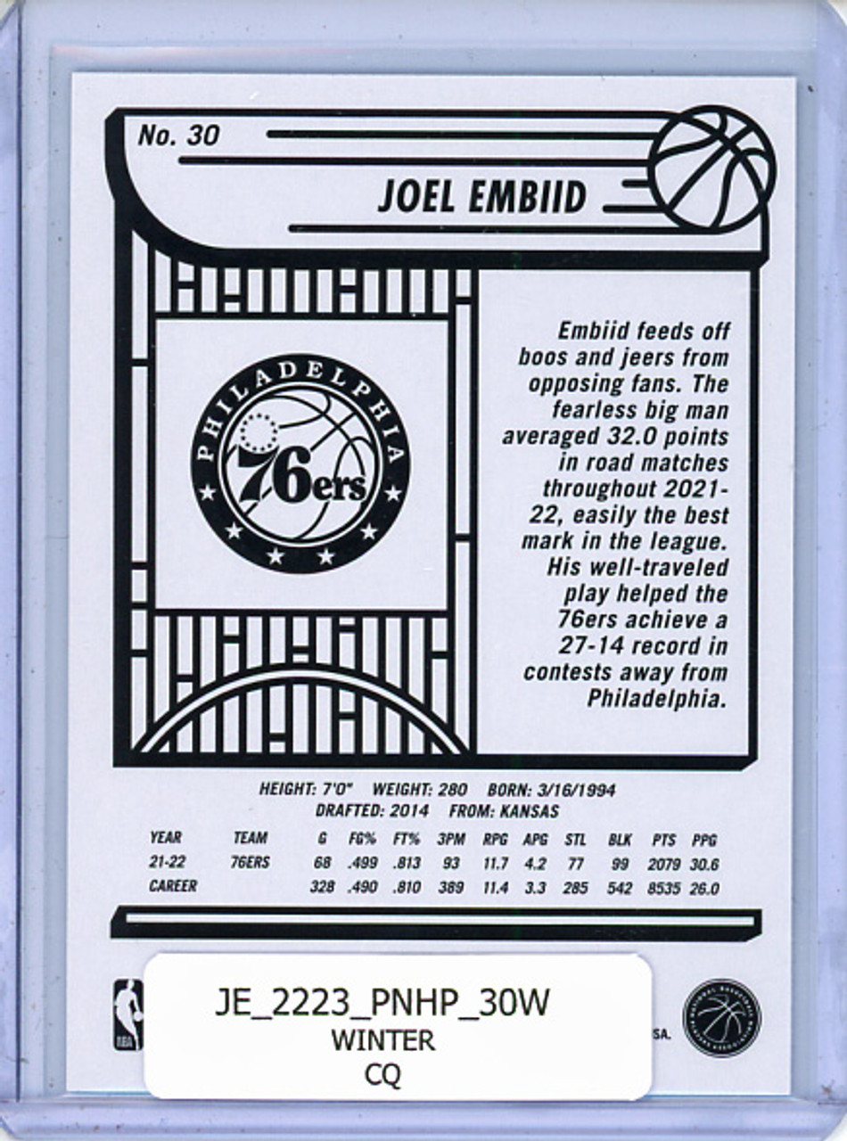 Joel Embiid 2022-23 Hoops #30 Winter (CQ)