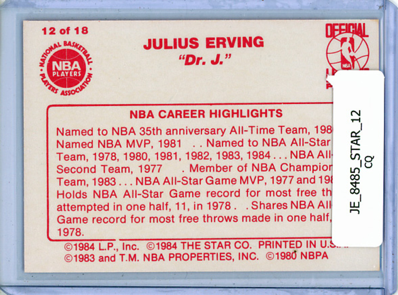 Julius Erving 1984-85 Star, Julius Erving #12 (CQ)