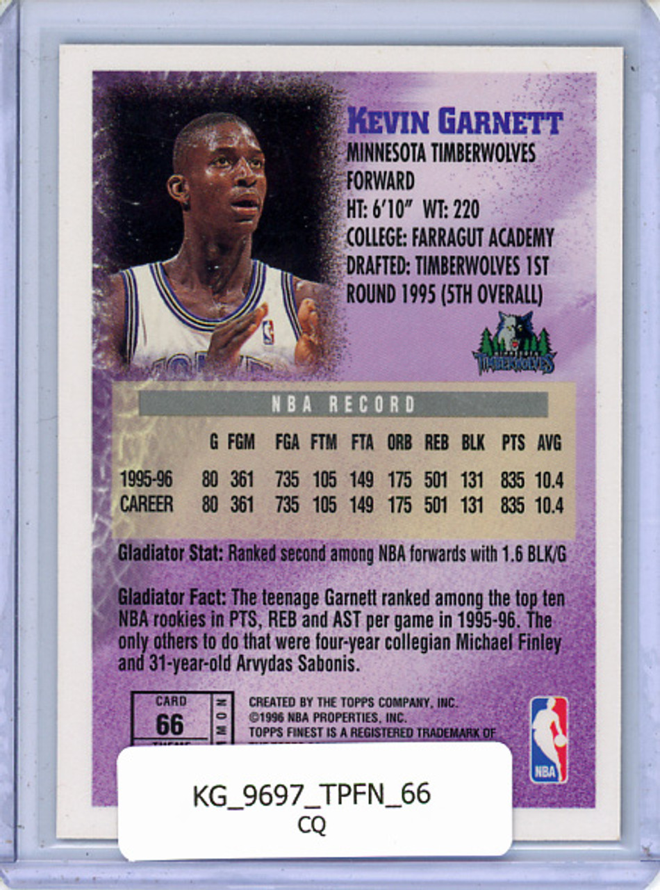 Kevin Garnett 1996-97 Finest #66 Gladiators (CQ)