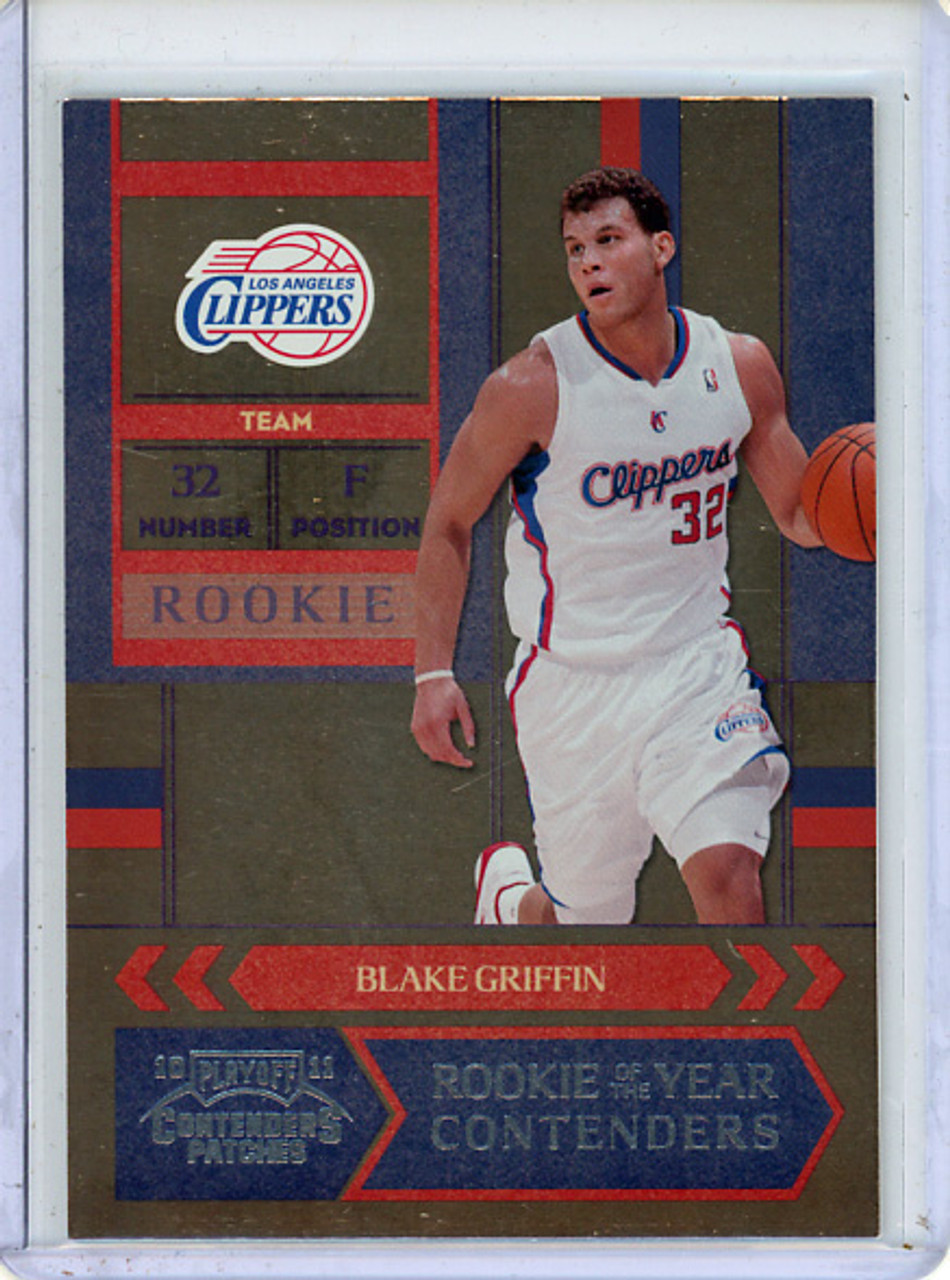 Blake Griffin 2010-11 Playoff Contenders Patches, Rookie of the Year Contenders #2 (CQ)