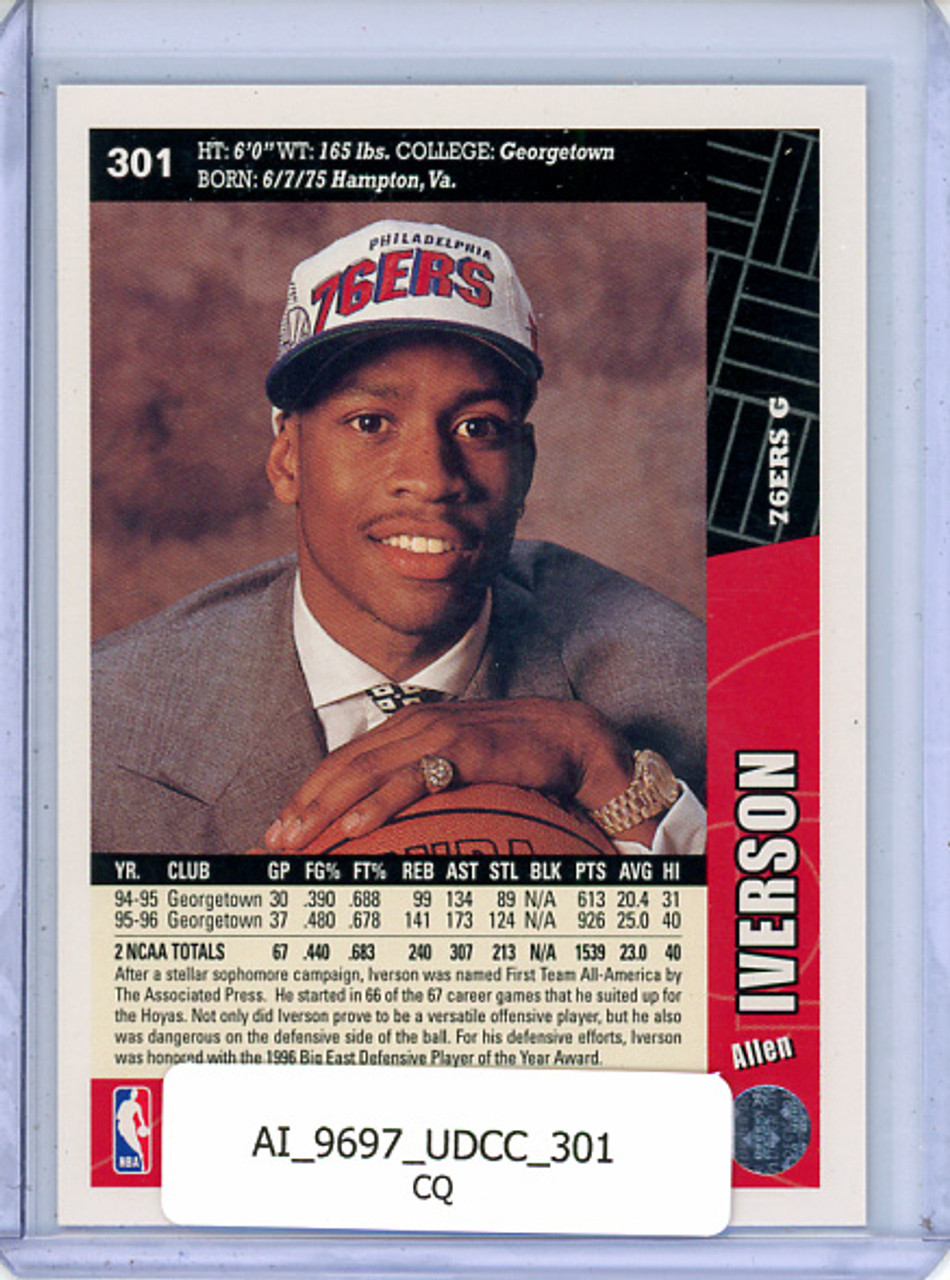 Allen Iverson 1996-97 Collector's Choice #301 (CQ)